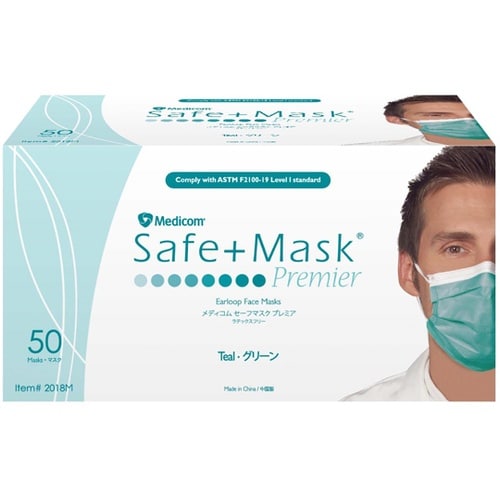セーフマスク プレミア グリーン 1箱(