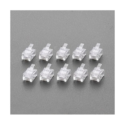 モジュラープラグ(6極4芯/10個) E