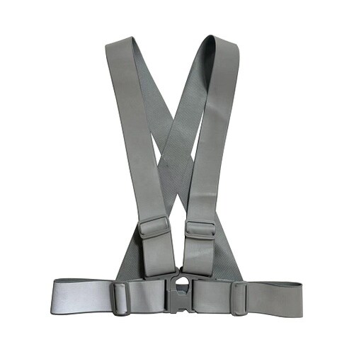 反射付ベルト式ベスト(グレー幅広反射)