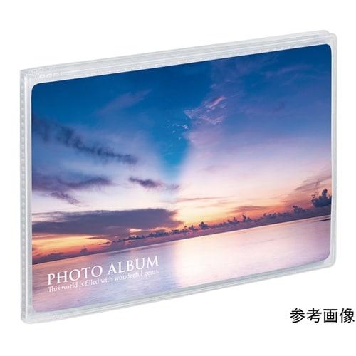 高透明ポケットアルバム L ヨコ クリア