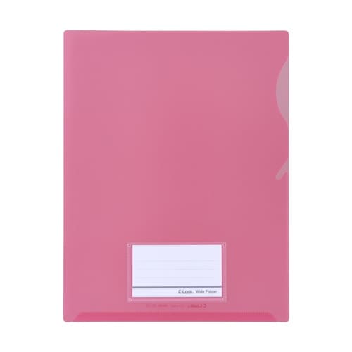 ワイドフォルダー ピンク CLK−240