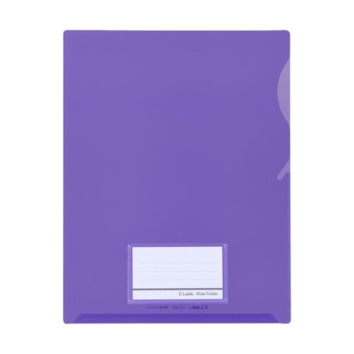 ワイドフォルダー パープル CLK−24