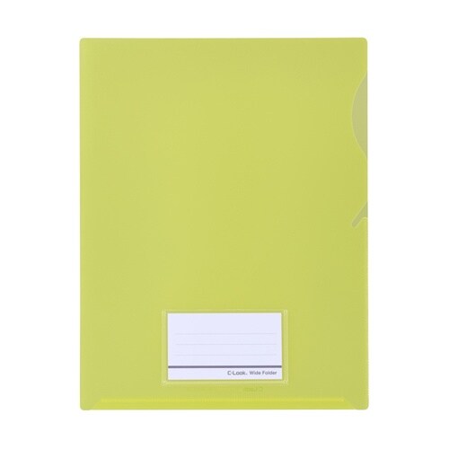 ワイドフォルダー イエロー CLK−24