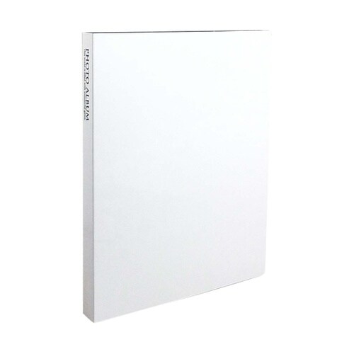 フォトアルバム 高透明 80枚 L 白