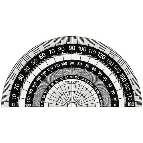 ブラック分度器 KB030