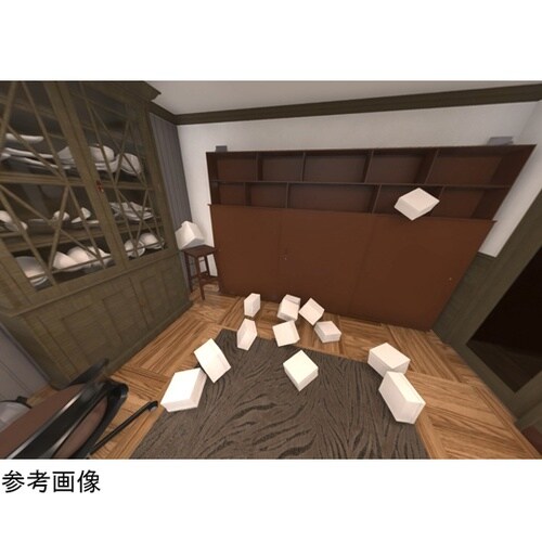 災害映像データのみ 「災害体験VR」室内