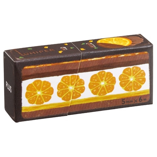 紙ケース入り修正テープ ショコラオレンジ