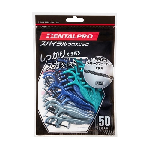 スパイラルフロスピック 50本入
