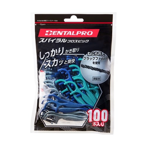 スパイラルフロスピック 100本入