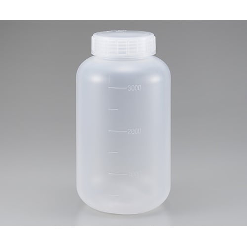 サンプラ PPボトル広口 3L 0204