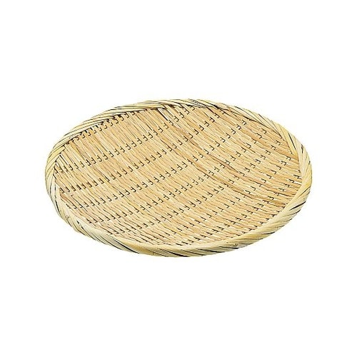 竹製 丸盆ザル(並)18cm 15−09