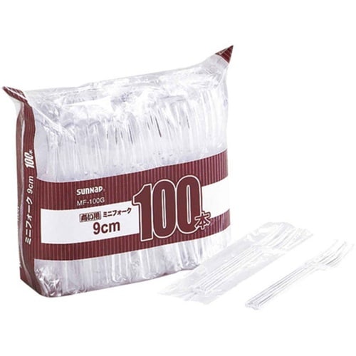 ミニフォーク 使い捨て 個包装 100本