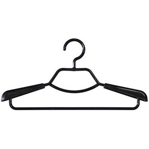 形態安定シャツ用ハンガー ブラック 2本