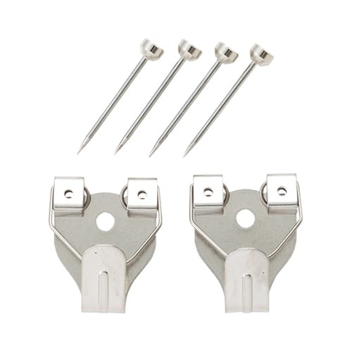 ステンレスセフティXフック 中 2本針