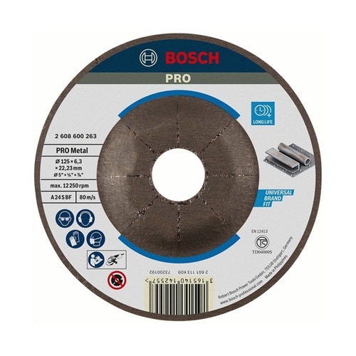 PRO125mm研削砥石鉄用 外径(mm