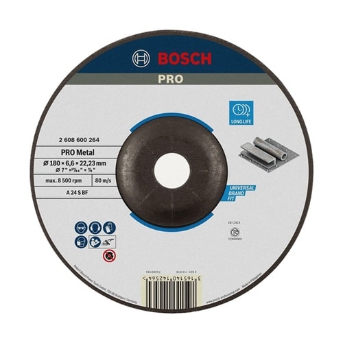 PRO180mm研削砥石鉄用 外径(mm