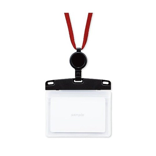 吊り下げ名札 リール式 ソフトヨコ名刺