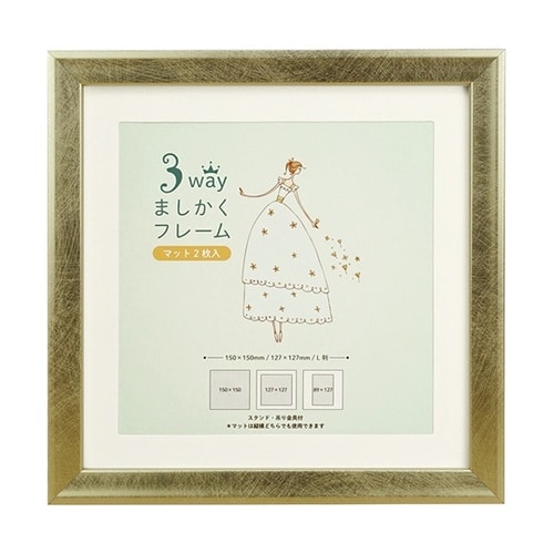 3WAYましかくフレーム 15角 ゴール