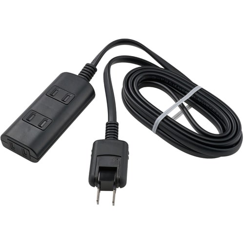 耐雷タップラン3P 2m 黒 WBT−N