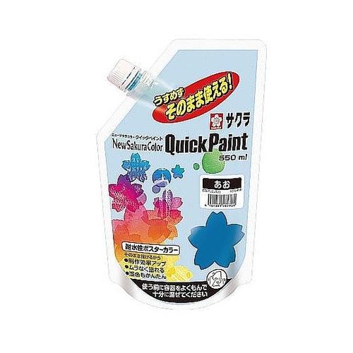 クイックペイント550mL あお ETQ