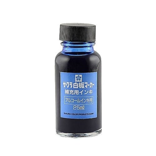 白板マーカー補充インキ25mL あお H