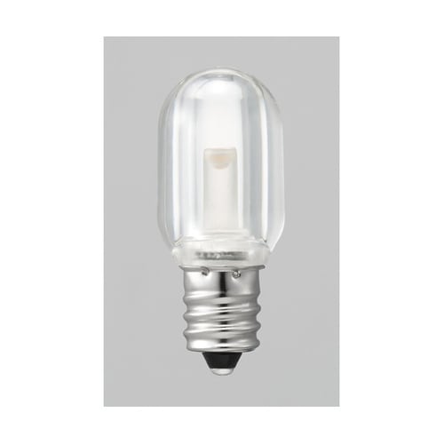 LEDナツメ球電球色 E12 クリア L