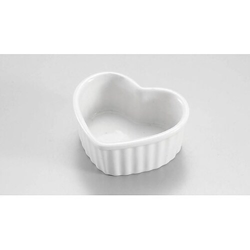 陶器製スフレ ハート型 21700026