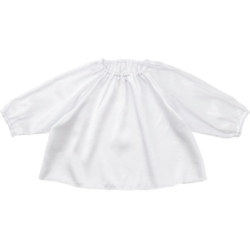 ソフトサテン チュニック J 白 190