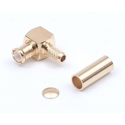 MCXコネクタL曲がりプラグ MCX−L