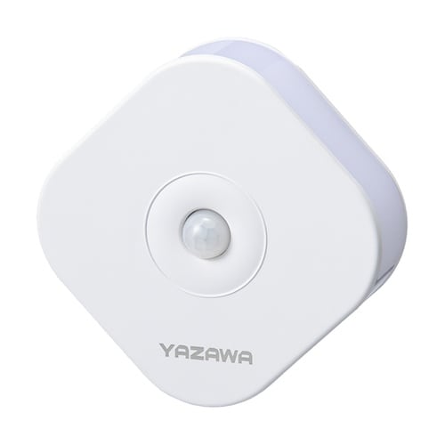 コンセント式人感明暗ナイトライト丸角型