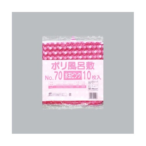 ポリ風呂敷 No.70 水玉ピンク 1袋