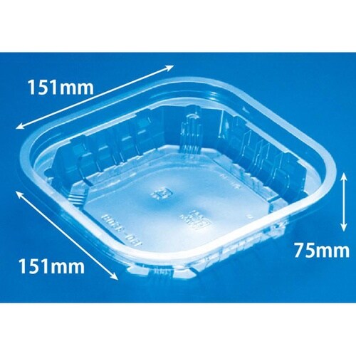 透明カップ バイオ 150角 350BS