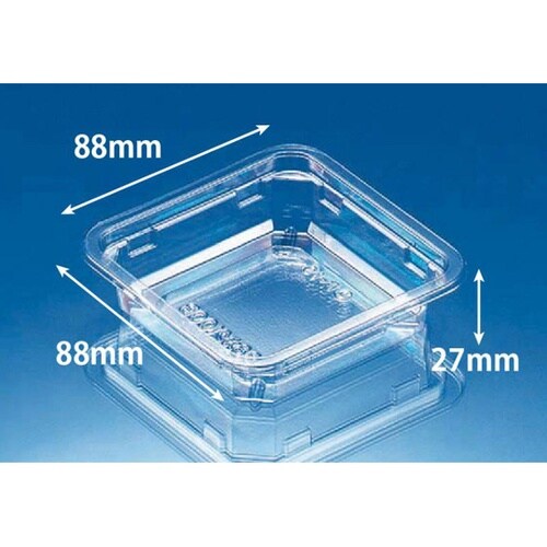 透明カップ バイオ 88角 125 BS