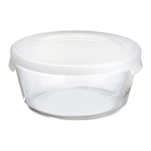保存容器 600mL 耐熱ガラス製 丸