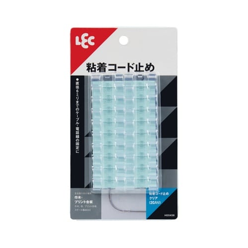 ケーブルクリップ 粘着 コード止め クリ