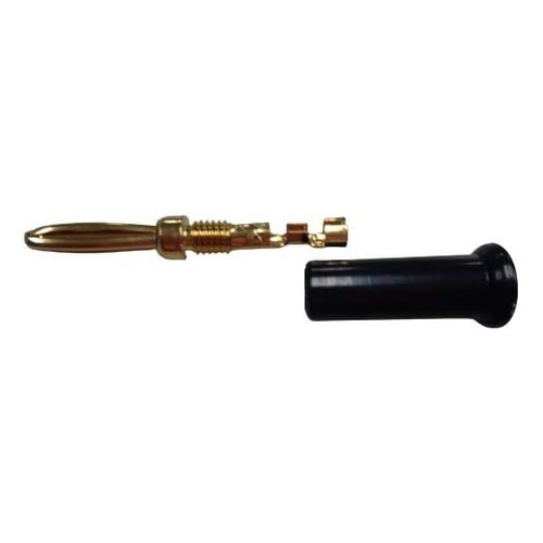 バナナプラグ(圧着式) 黒 P−421−