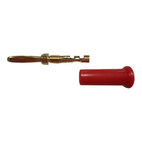 バナナプラグ(圧着式) 赤 P−421−