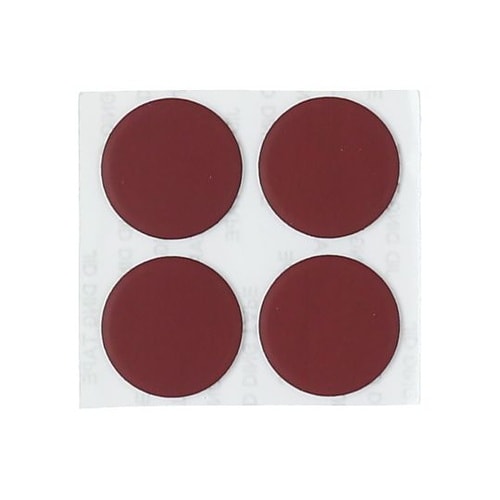 スライドクッション粘着タイプ茶 25mm