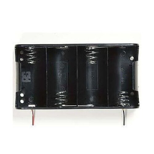 電池ケース 単1×4本 SN型 リード線