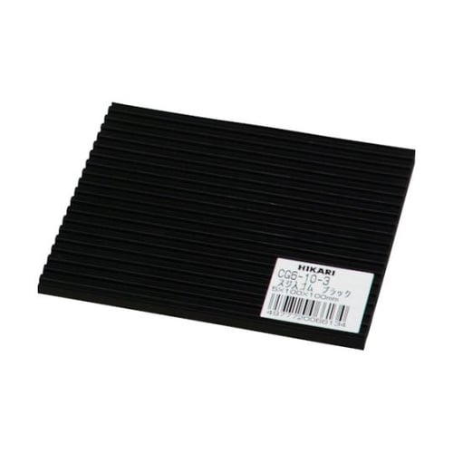 筋入りゴム ブラック 100×100×5