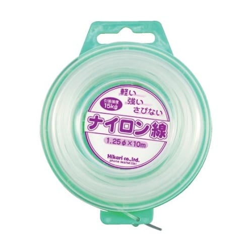ナイロン線 透明 1.25φ×10M N