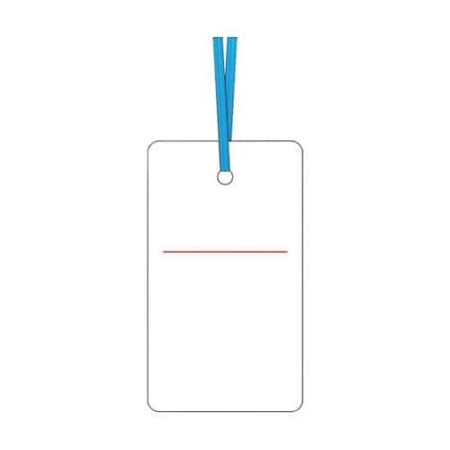 30E ケーブルタグ 荷札式 白無地