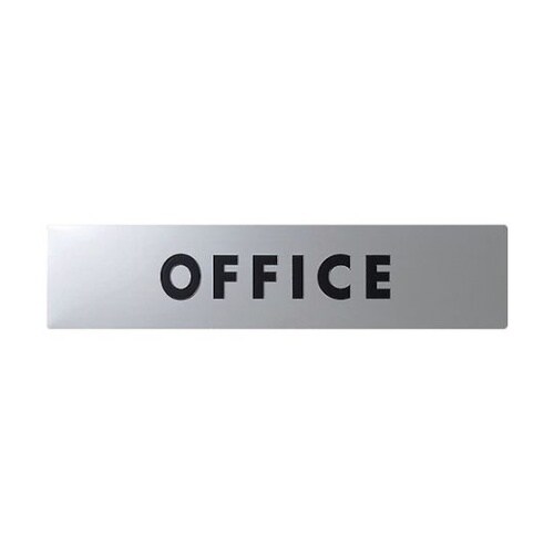 ステンレスサインOFFICE 30×13