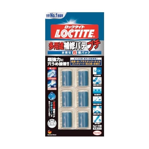 多用途補修パテプチ6個パック DEP−0
