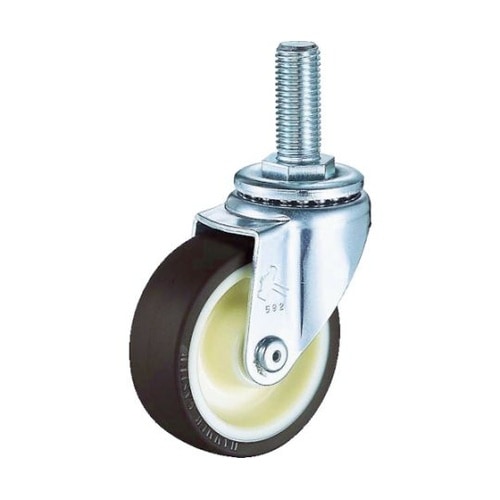 ねじ込み式旋回式ウレタンキャスター(ナイ