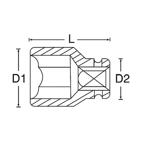 23172 22MM インパクトソケット