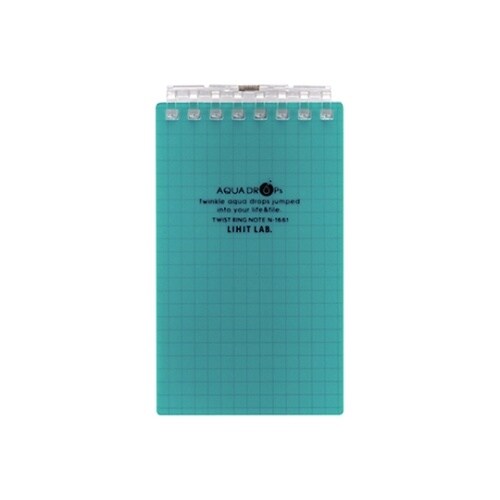 N−1661ツイストリングノート28青緑