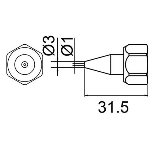 801−N−1 ニューメルター用ノズル