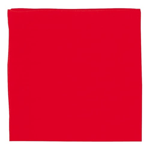 1612 バンダナ無地赤