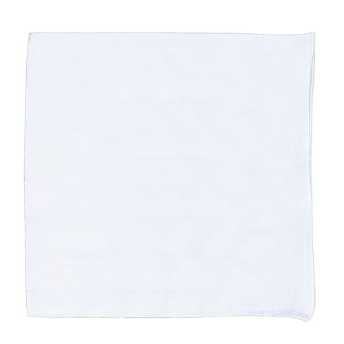 1617 バンダナ無地白